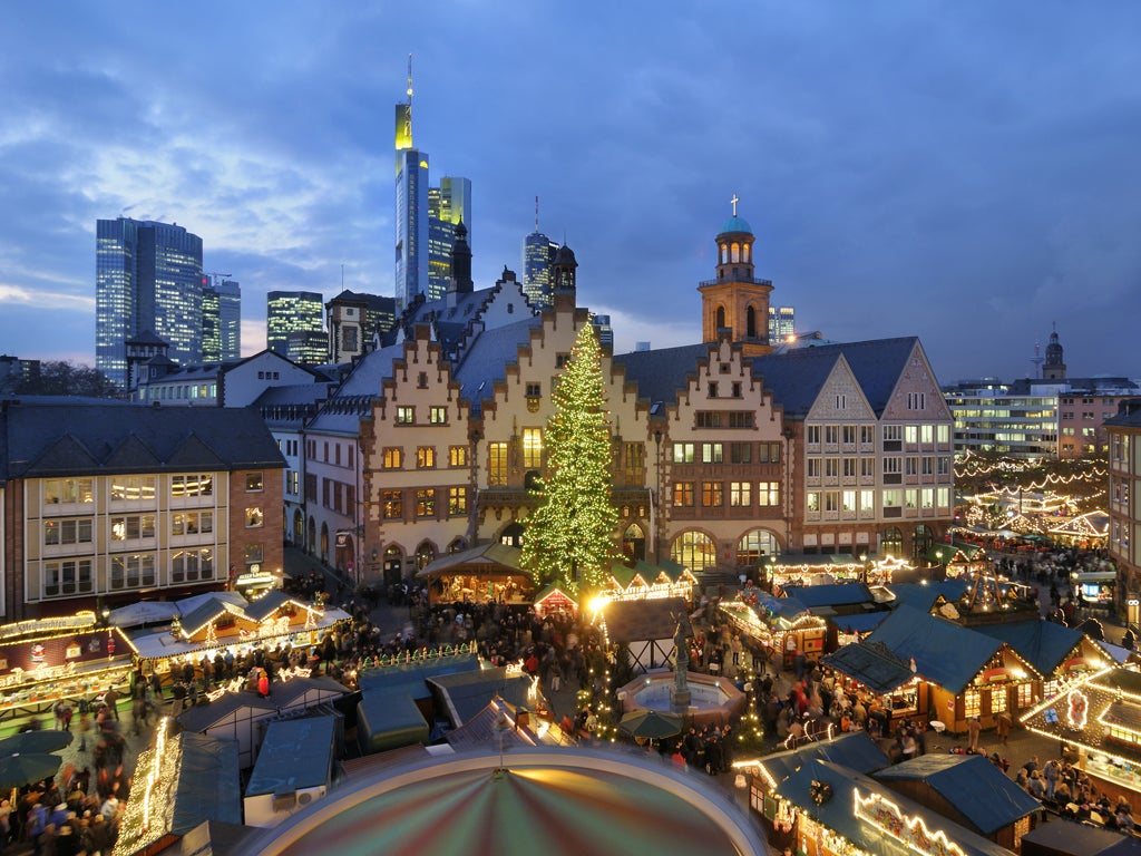 Frankfurt's Christmas market is so successful it has been copied in three British cities
