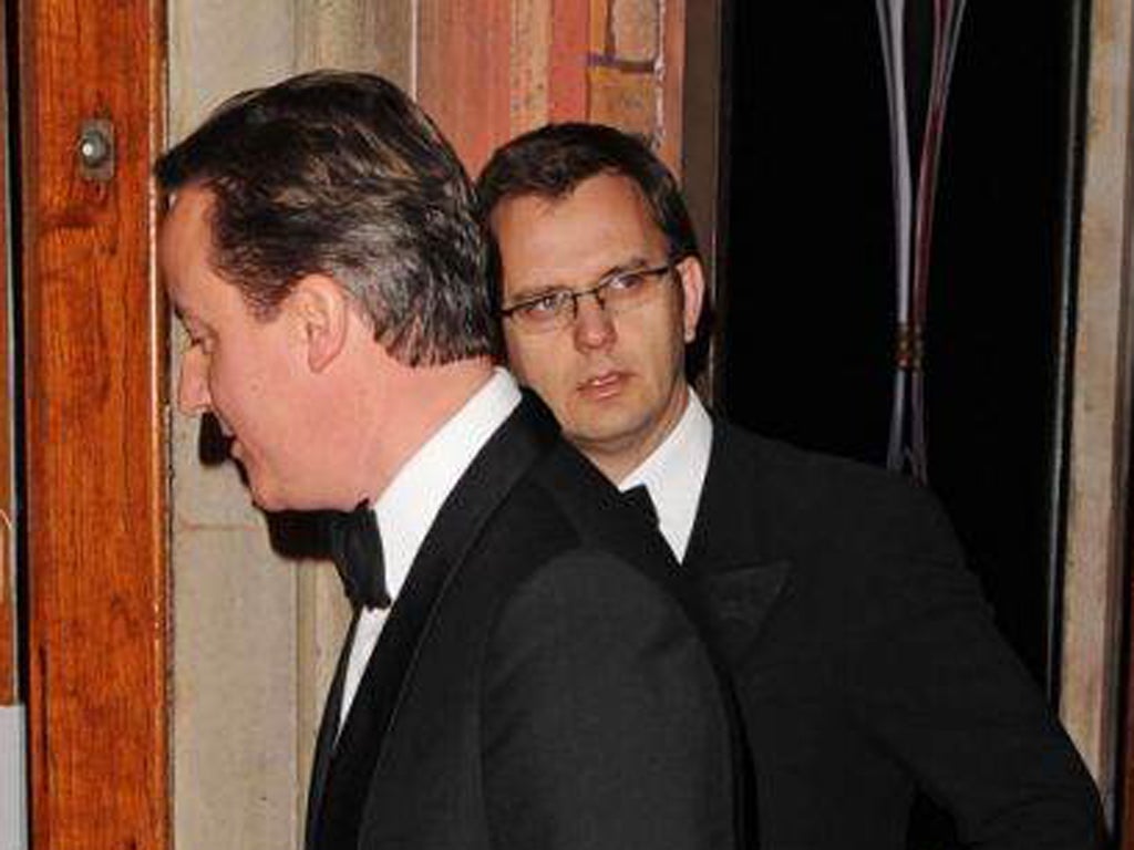 David Cameron's reliance on former Murdoch man Andy Coulson is handily out of the news