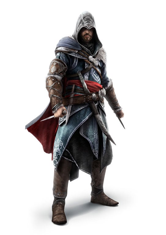 Ezio Auditore da Firenze: Renaissance nobleman who leads an ancient society of assassins