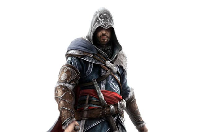 Ezio Auditore da Firenze: Renaissance nobleman who leads an ancient society of assassins