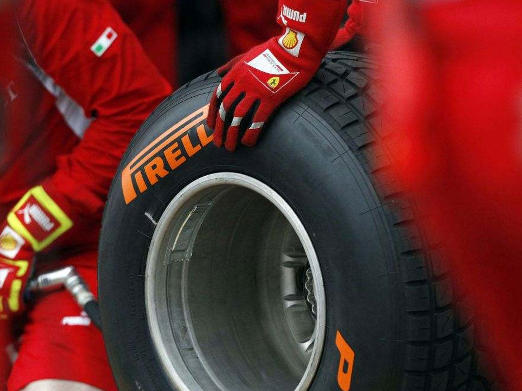 The new Pirelli tyres