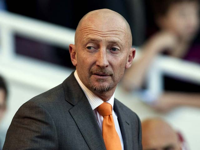 Ian Holloway is trying to take Blackpool back to the Premier League