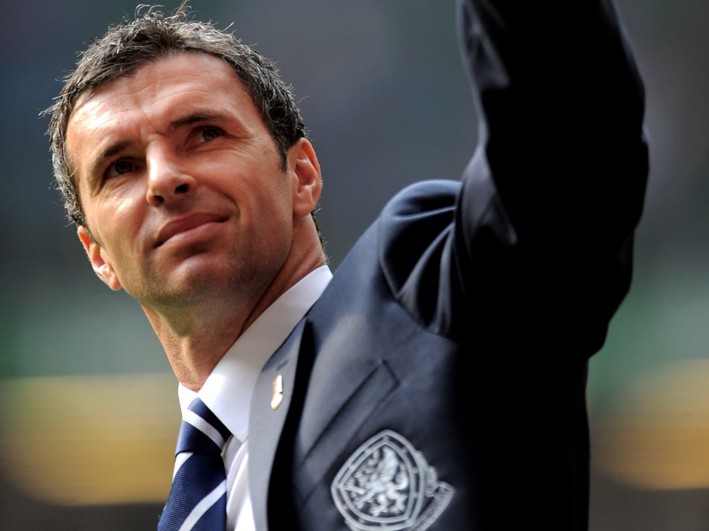 The Welsh football manager Gary Speed, who was found dead on Sunday