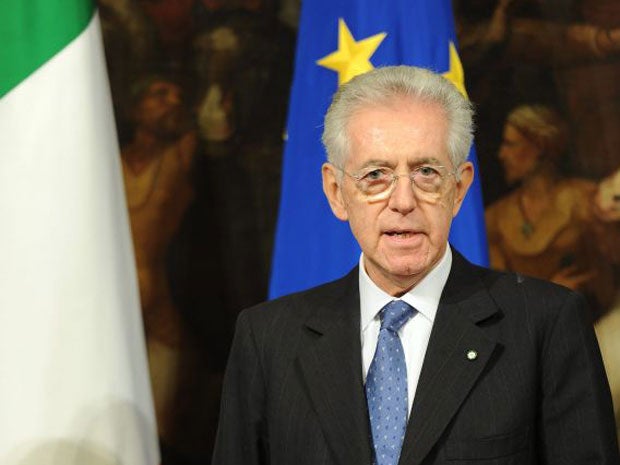 Mario Monti is putting the finishing touches on his new lean government of technocrats