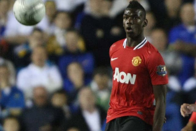 Paul Pogba is expected to be handed his full United debut 