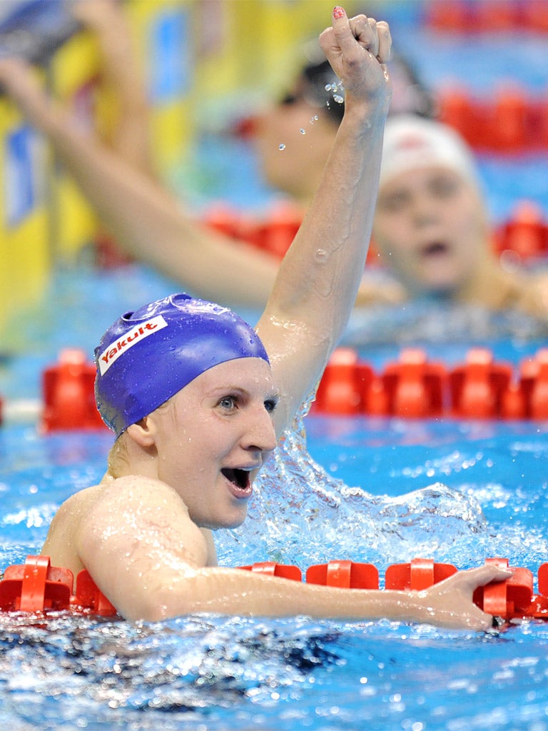 Rebecca Adlington missed out on the list by one vote