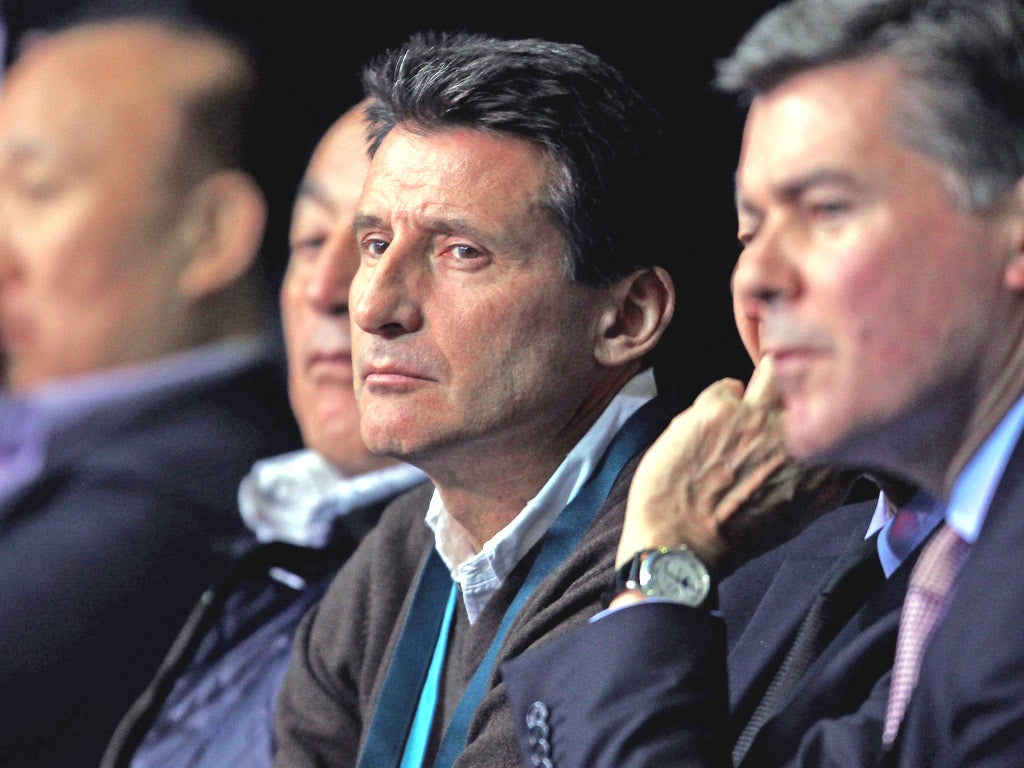 Lord Coe has hailed the country's young football talent