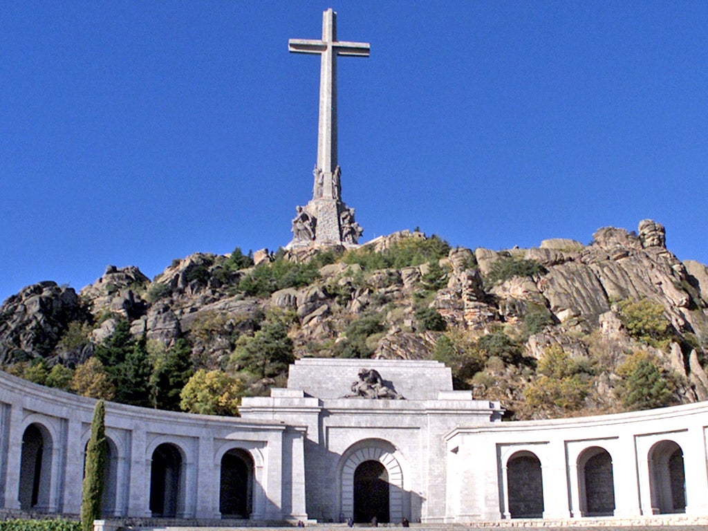 The cross at the Valley of the Fallen is a monument to General Franco