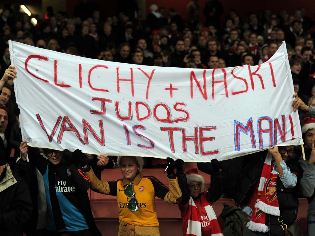 Nasri was given a rough ride by Arsenal fans