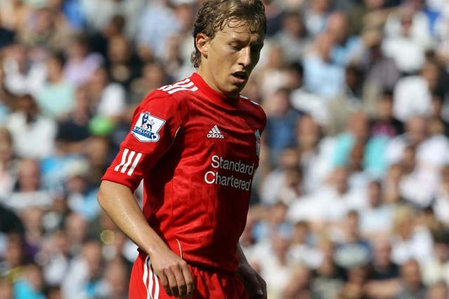 Lucas Leiva has played a pivotal role in Liverpool's midfield this term