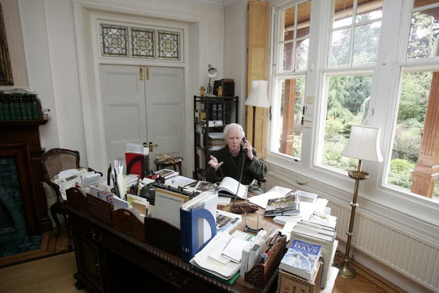 Outside the magic circle: Brian Sewell in his study