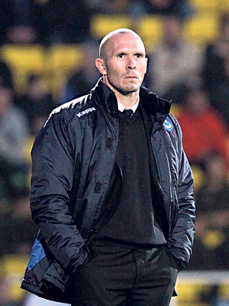 Michael Appleton: 'Pompey's bind is one of those
times when it can help not to be too clever'