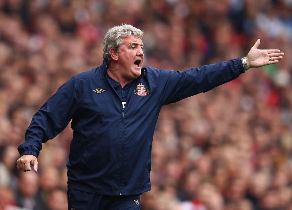 Steve Bruce was sacked by Sunderland after taking 21 points from a possible 81