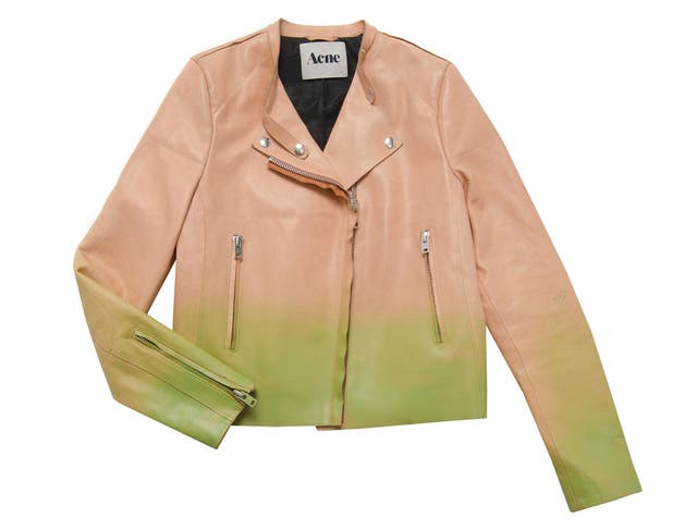 1. Leather jacket, Daniel Silver for Acne, £1,200, Acne