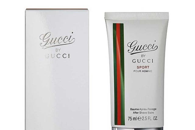 1. Gucci by Gucci Pour Homme Sport, aftershave balm, £32, John Lewis