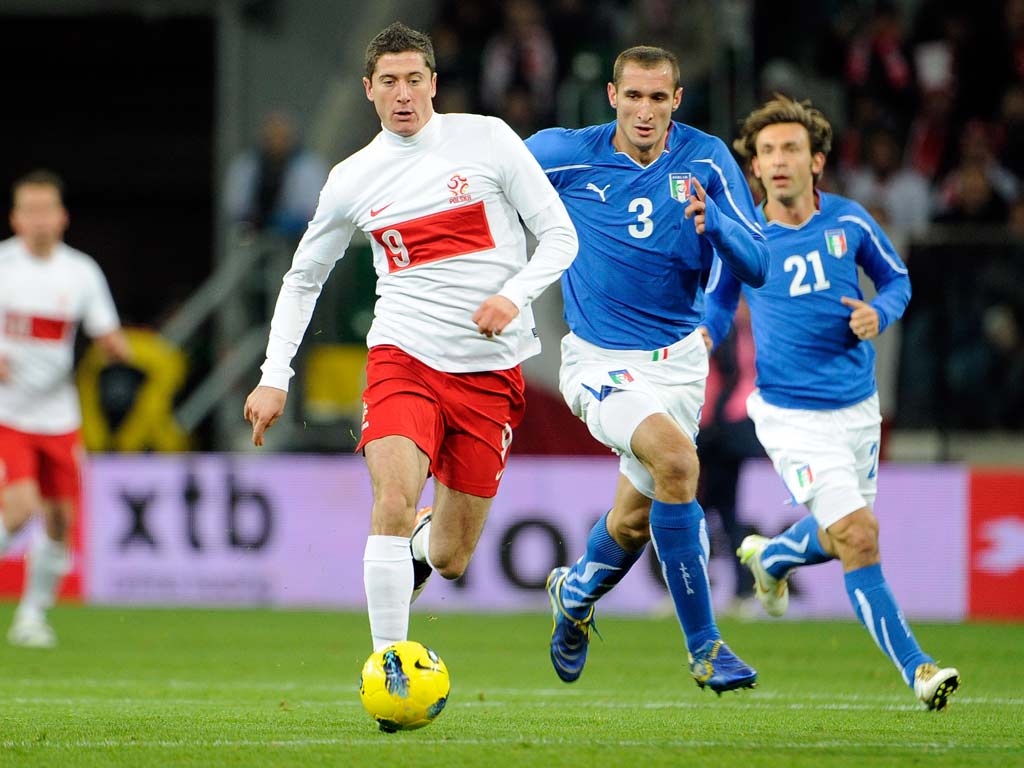 Poland star player Robert Lewandowski