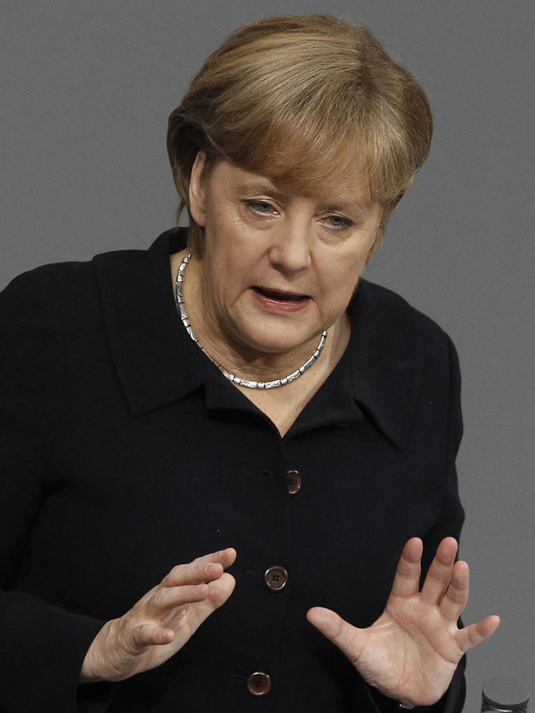German chancellor Angela Merkel has said there is no easy fix to the European financial crisis