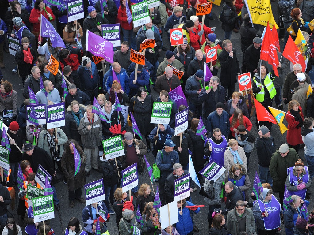 Pension protest: Public-sector staff are not the only workers to be affected by pension changes