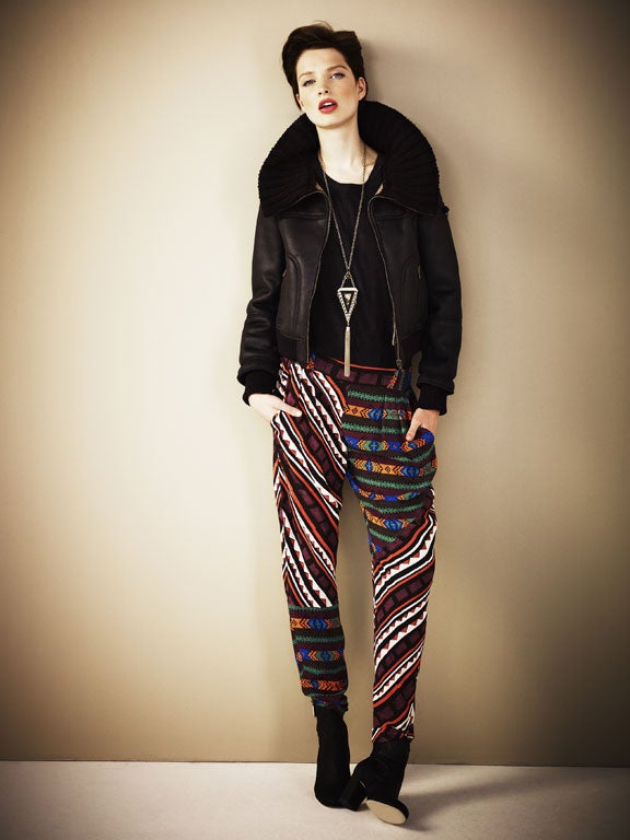 The legs have it: trousers £35, jacket £65, River Island, riverisland.com