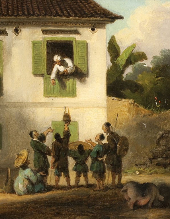 'Street traders, Macau' by George Chinnery (1774-1852)