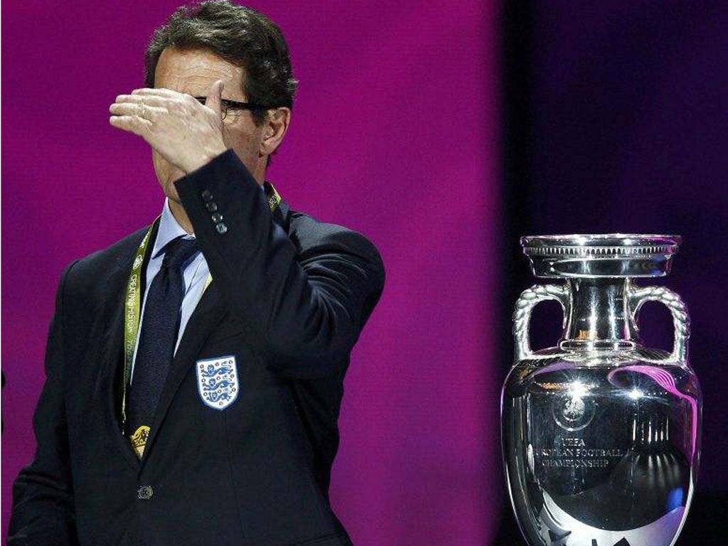 ‘Which way to the beach?’ asks Capello as England book Marbella trip