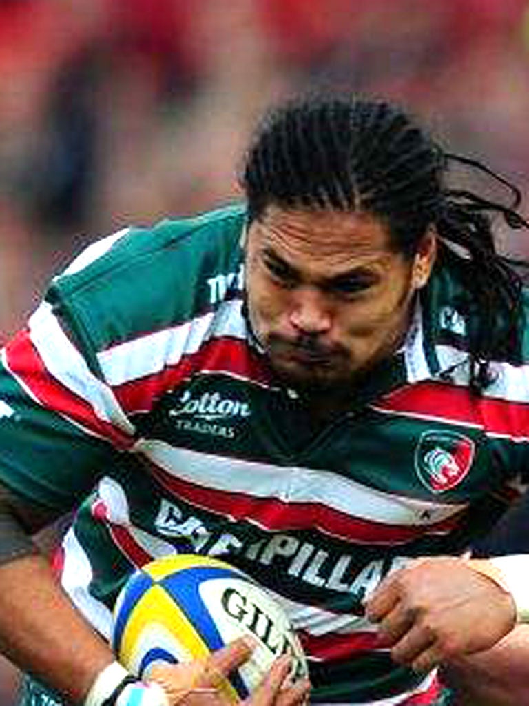 Alesana Tuilagi: The Leicester wing was sent off on Saturday following a touchline brawl