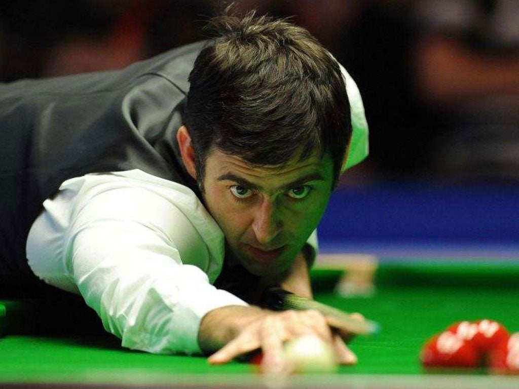 Ronnie O’Sullivan began his quest for a fifth UK Championship title