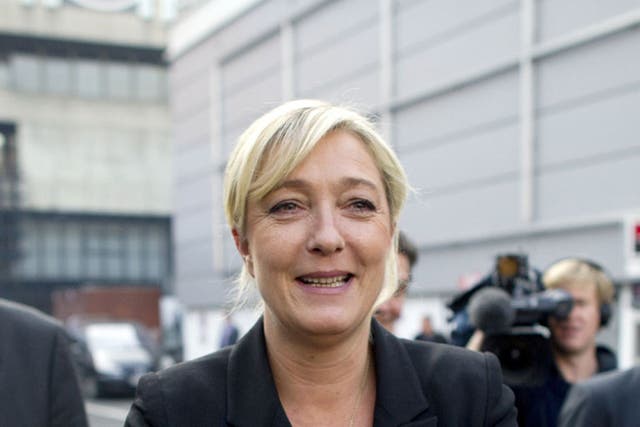 President of French far-right party Front national (FN) and candidate for the 2012 French presidential election Marine Le Pen