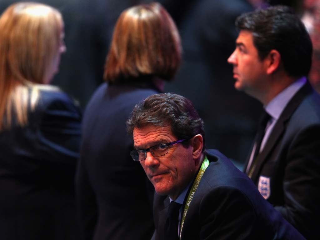 Capello has ruled out switching base camp