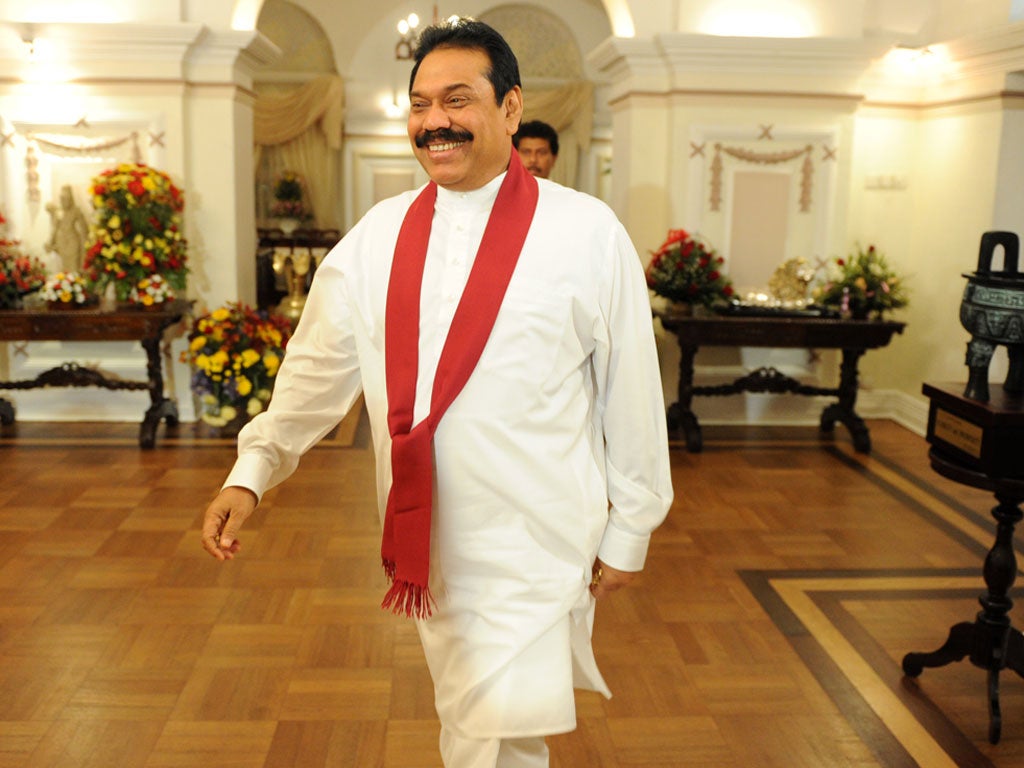 Mahinda Rajapaksa won a second six-year term as President last year