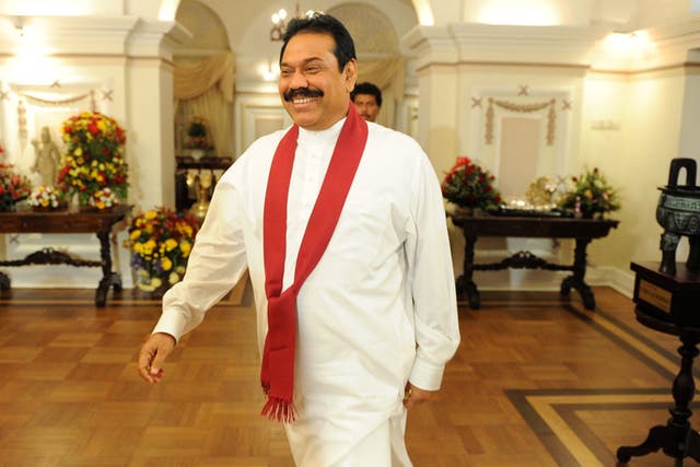 Mahinda Rajapaksa won a second six-year term as President last year