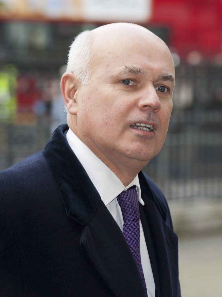 Iain Duncan Smith as called for a referendum on the proposed
new EU fiscal union