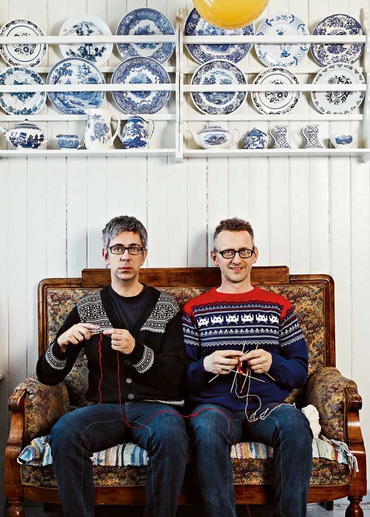 A pair of knit wits: Arne & Carlos are bringing their Christmas kitsch