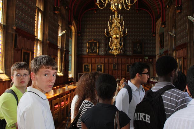 Potential students get their first glimpse of college life in Cambridge