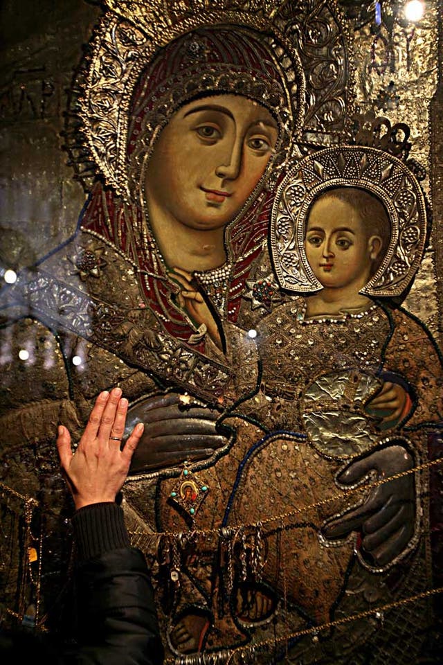 Icon in Bethlehem's Church of the Nativity