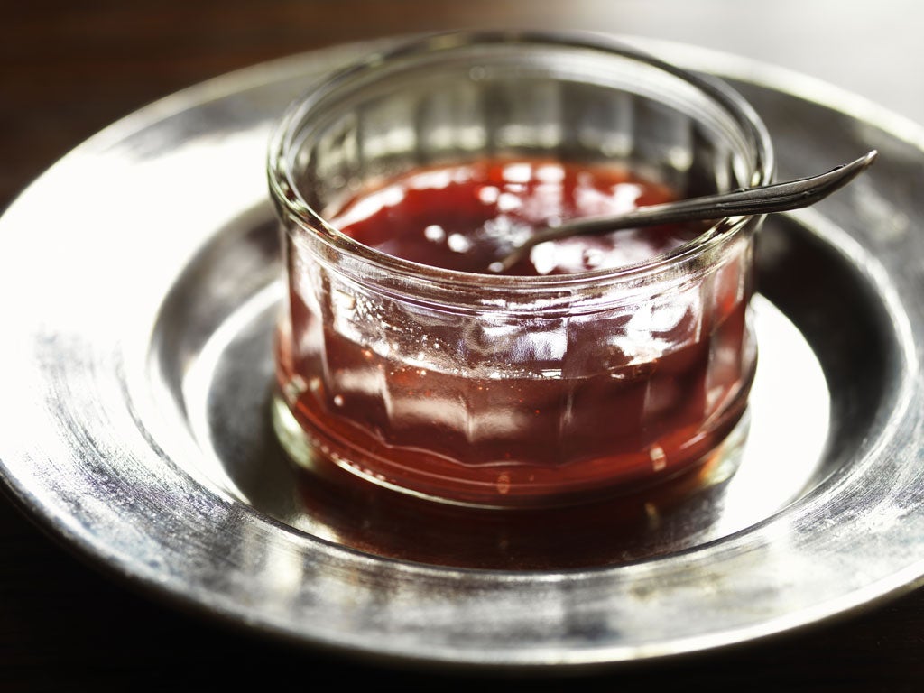 Spiced quince sauce