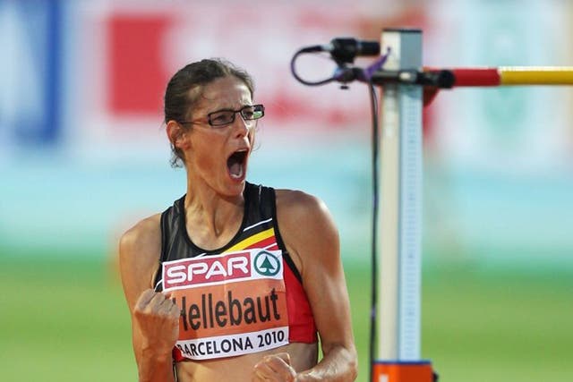 High-jumper Tia Hellebaut is back after giving birth