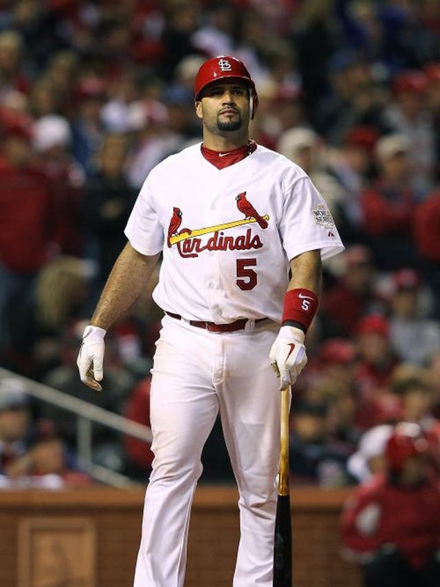 31-year-old Albert Pujols helped St Louis Cardinals win this year's World Series