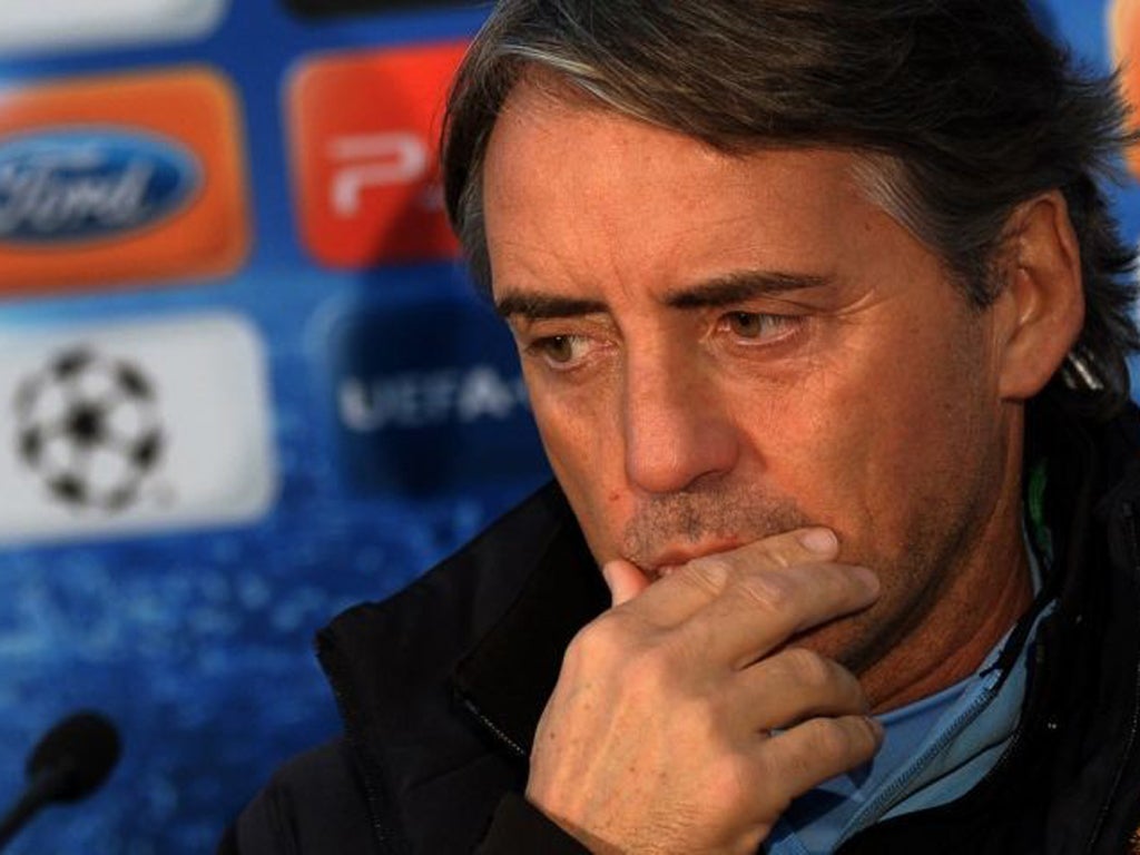 There is lots for Roberto Mancini to ponder on the blue side of the city after their Champions League exit