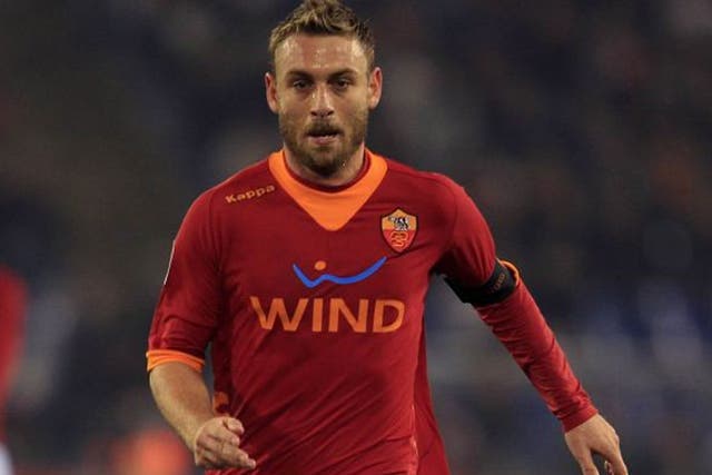Daniele De Rossi: The Roma midfielder is available for £5m, though his wages are astronomical
