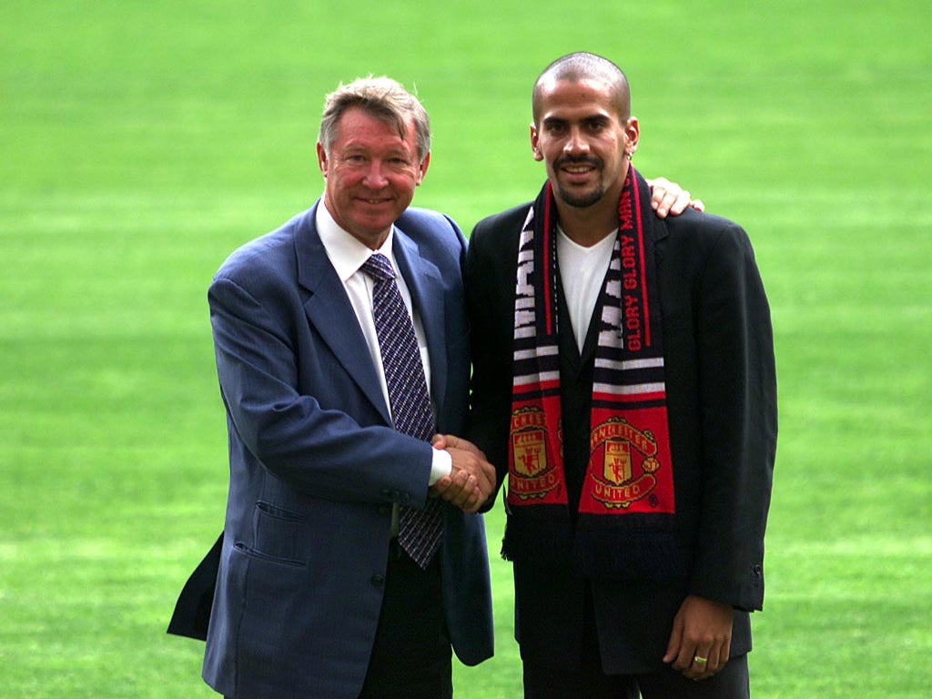 Ferguson recruited Juan Sebastian Veron at great expense in 2001