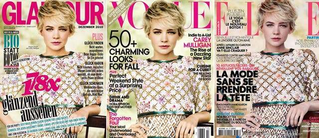 Not-so-exclusive: the near-identical photos adorning three recent covers