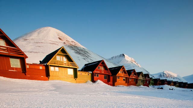 North star: Longyearbyen in Spitsbergen
