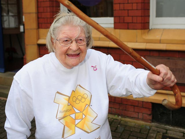 Moira Starkey of Storridge, Herefordshire, has become one of the first people to be chosen to carry the Olympic torch for London 2012