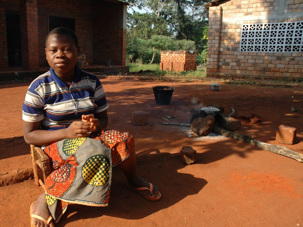 Christine Dabai, who was raped by armed gangs