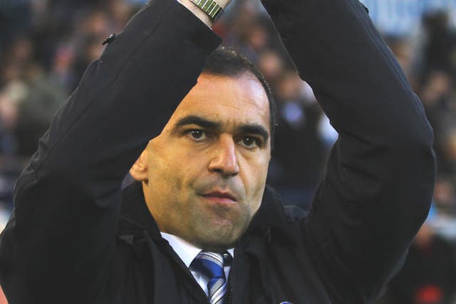 Wigan manager Roberto Martinez savours a much-needed victory