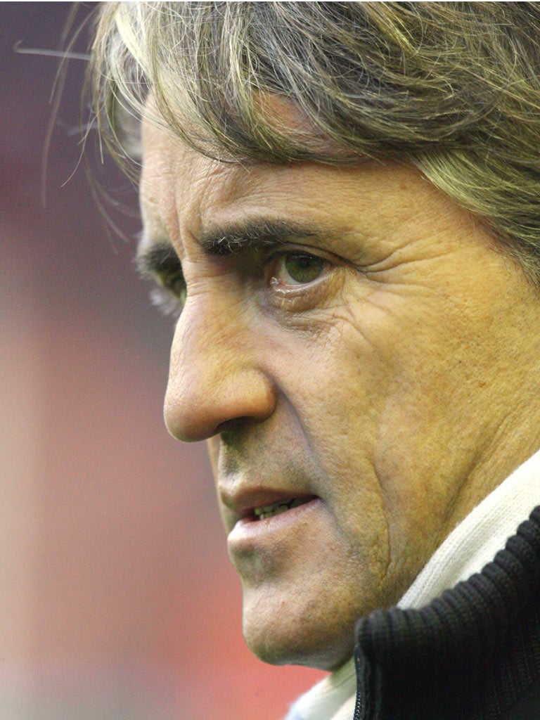 Roberto Mancini had a tricky start to life as Manchester City manager