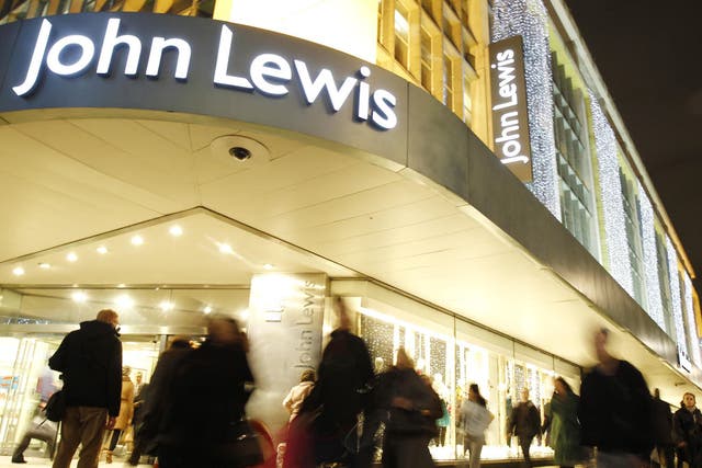 John Lewis and other stores enjoyed record takings as the
public finally flocked to the shops
