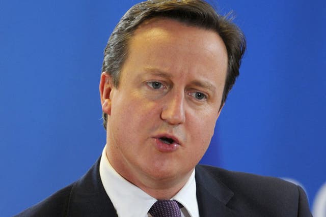 David Cameron insisted any new treaty should be about fiscal union and not the single market