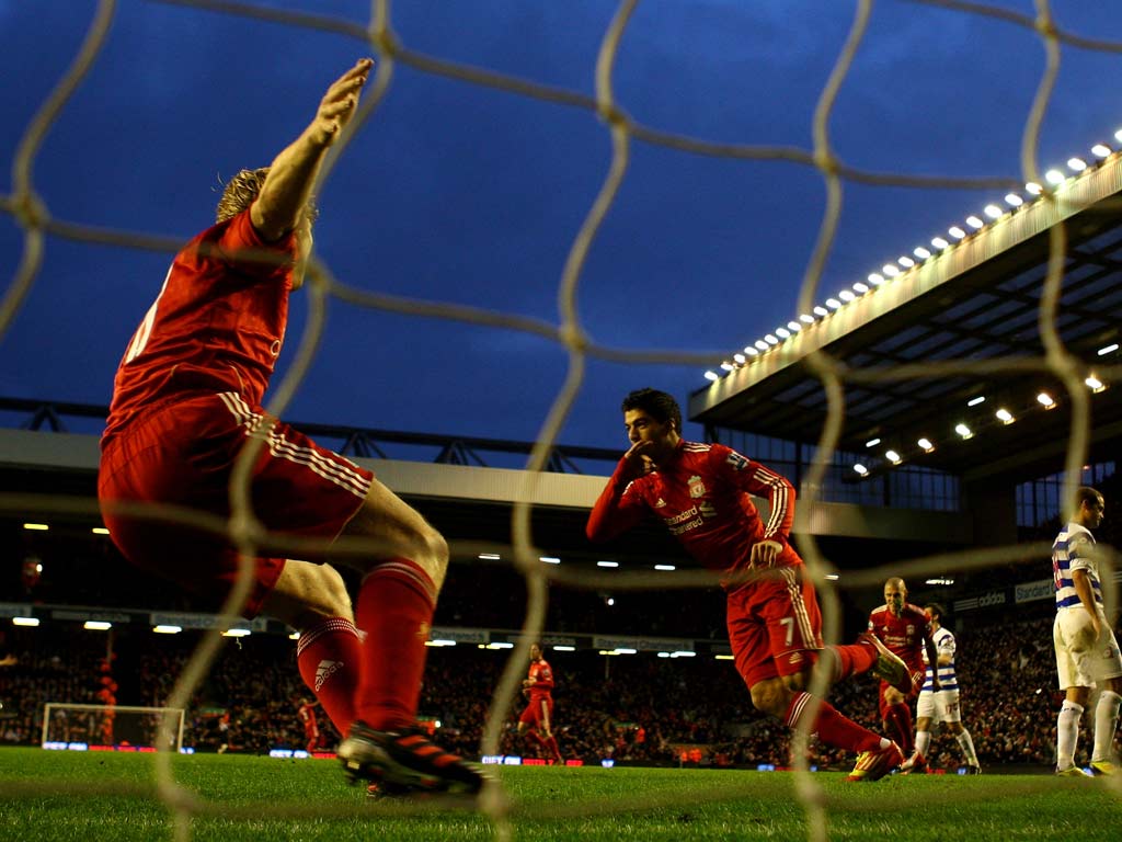 Suarez scored the winner for Liverpool